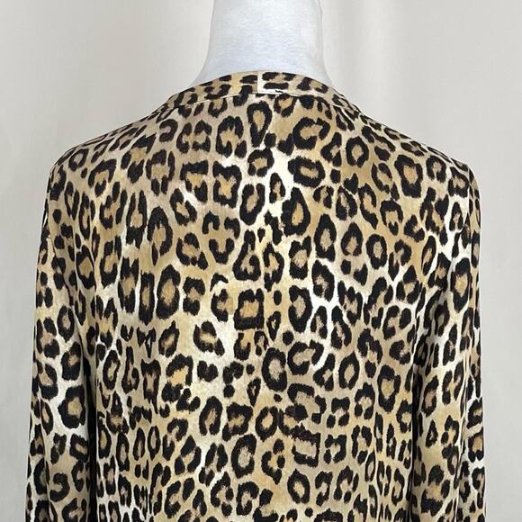 Chico’s Brown Tan Cheetah Print Party Date Night Dress NWOT Size 4 - Picture 6 of 13